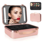 Maleta Maquillaje Grande Espejo Iluminado Luces Led Ajustabl