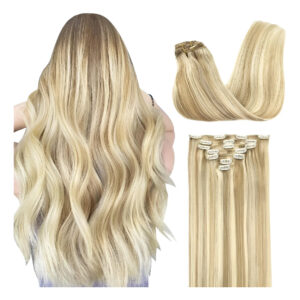 Cabello Humano Remy 55 Cm Rubio Oscuro Rubio Oscuro