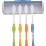 Juego De Soporte Para Cepillos De Dientes Wikor Con Ventosa