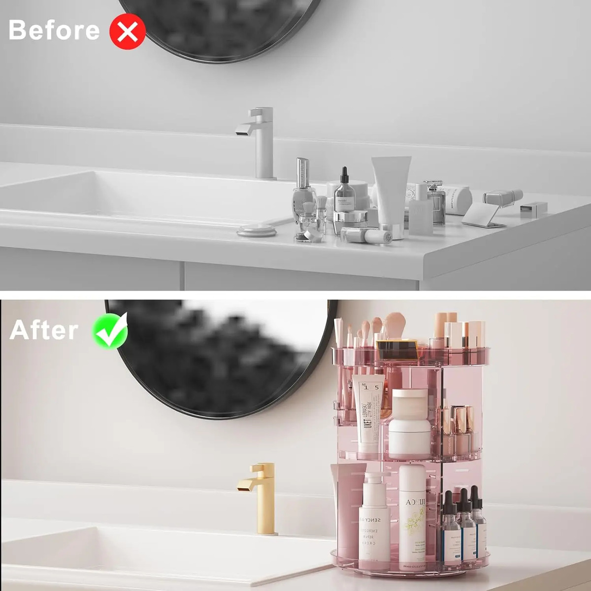 Organizador Giratorio Para Maquillaje Y Lápiz Labial - Image 6