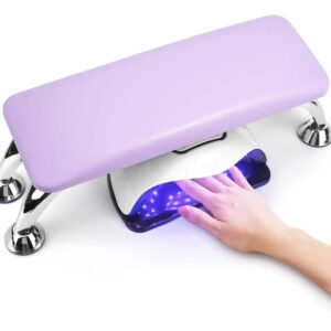 Cojín De Mano Para Uñas De Microfibra De Cuero De 30 Cm Para