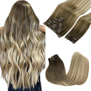 Cabello Humano Remy 45 Cm Marrón Marrón