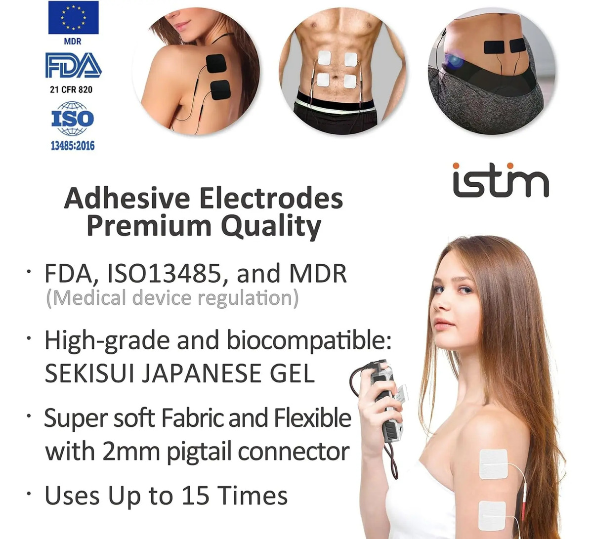 Unidad De Estimulación Muscular Recargable Incluye Electrodo - Image 7