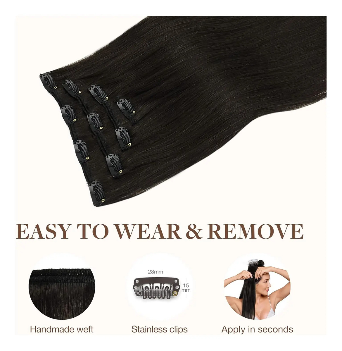 Extensiones Cabello Humano Remi 35 Centímetros - Image 6