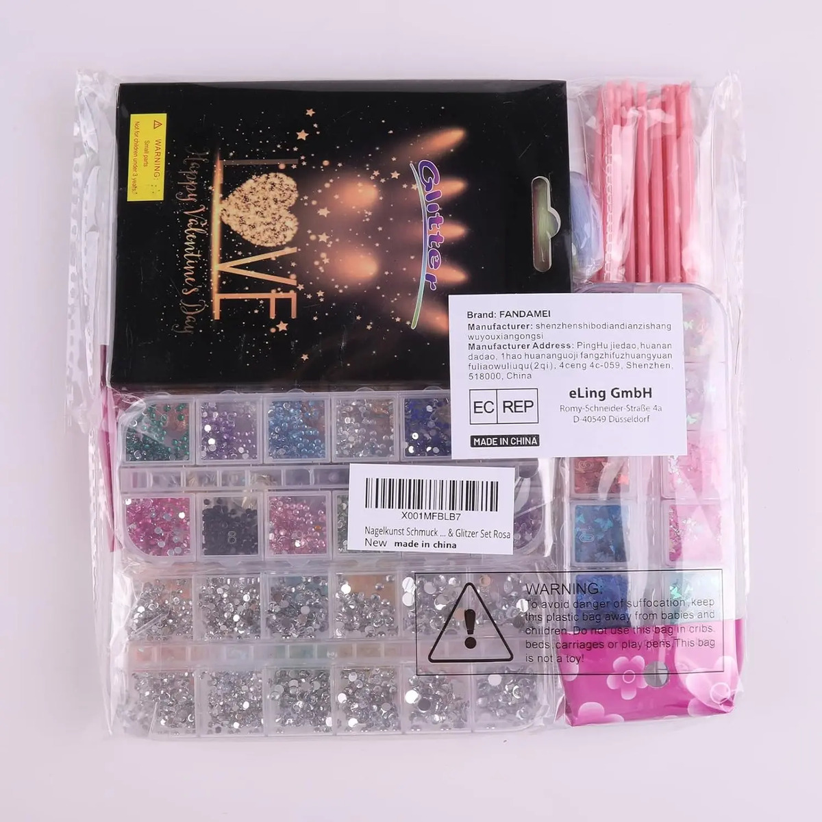 Kit De Arte Para Uñas Fandamei Con Pinceles Y Herramientas D - Image 8
