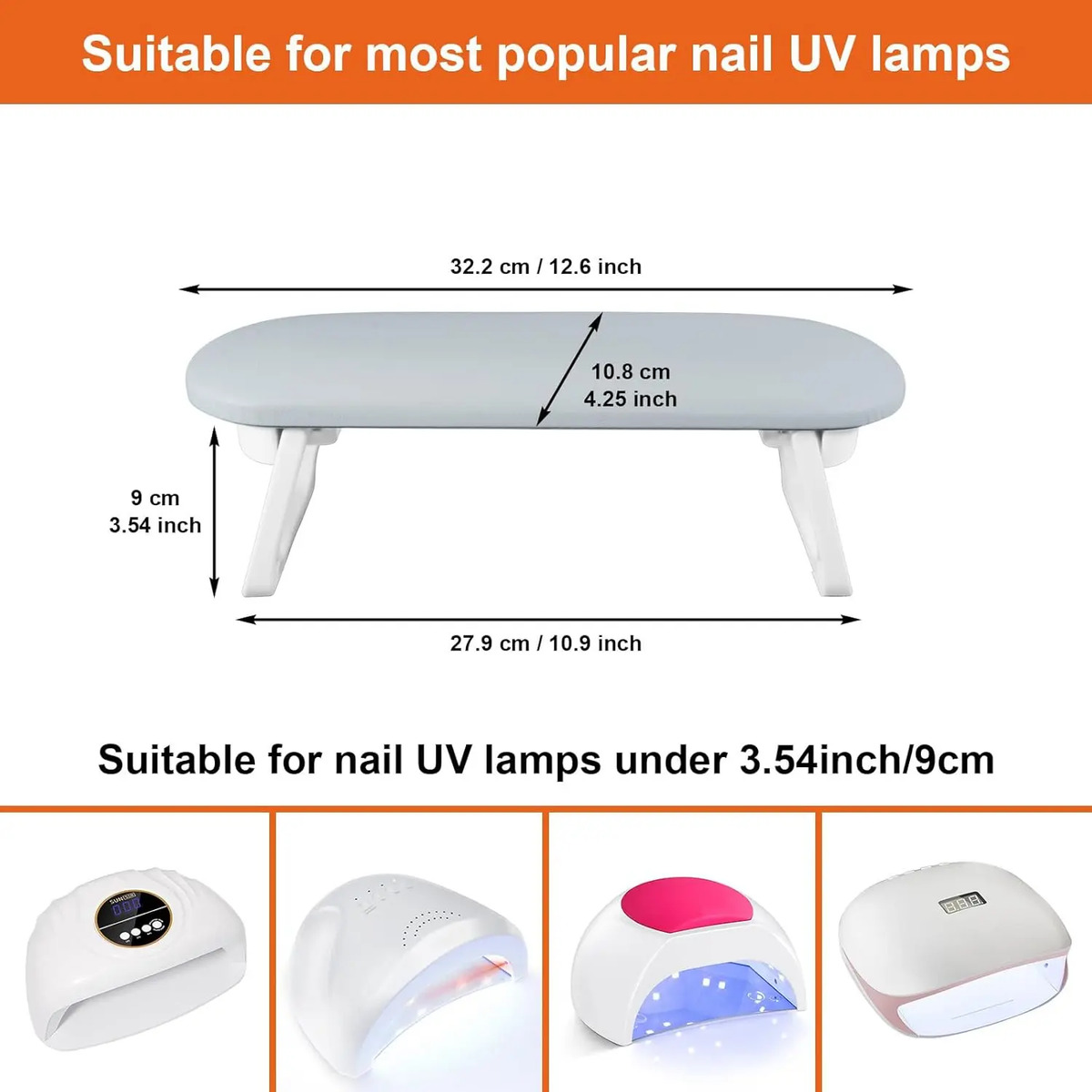 Apoyo Para Manos De Cuero Pu Plegable Para Uñas De 30 Cm De - Image 4