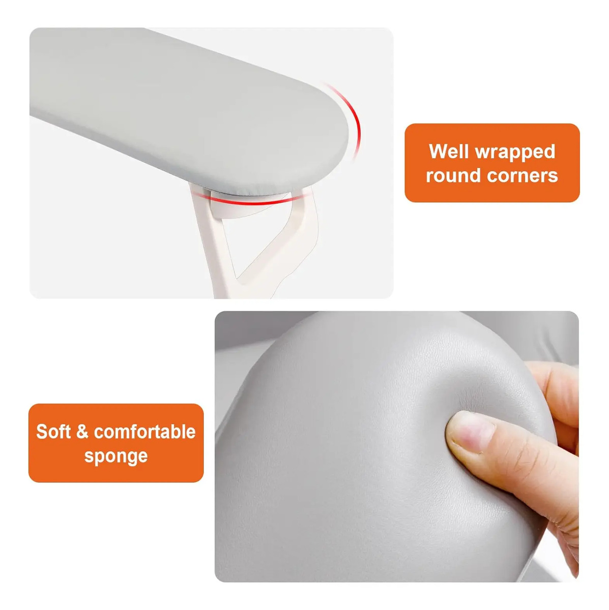 Apoyo Para Manos De Cuero Pu Plegable Para Uñas De 30 Cm De - Image 6