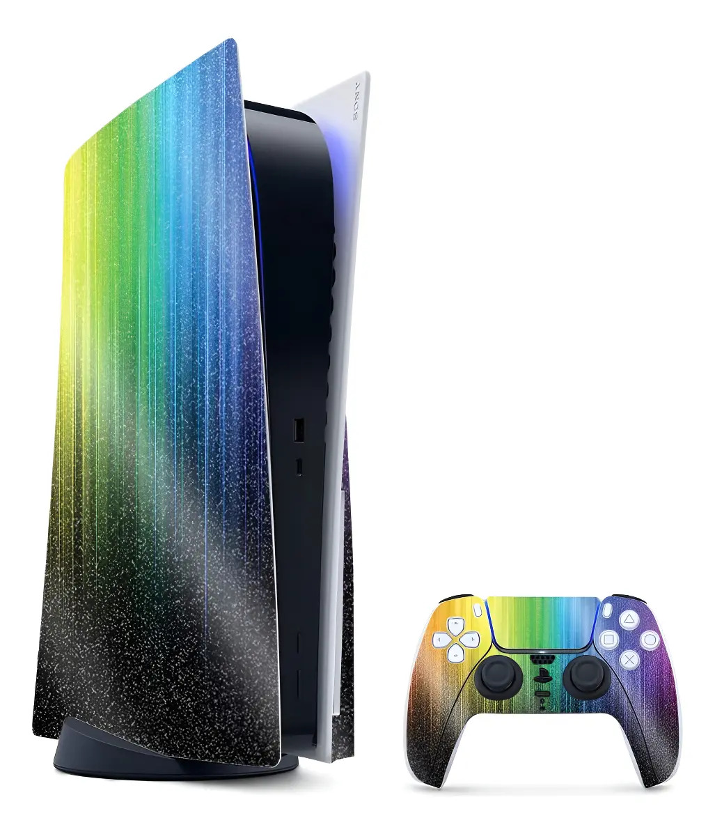Parche Para Ps5, Decoración Brillante, Tamaño Estándar.