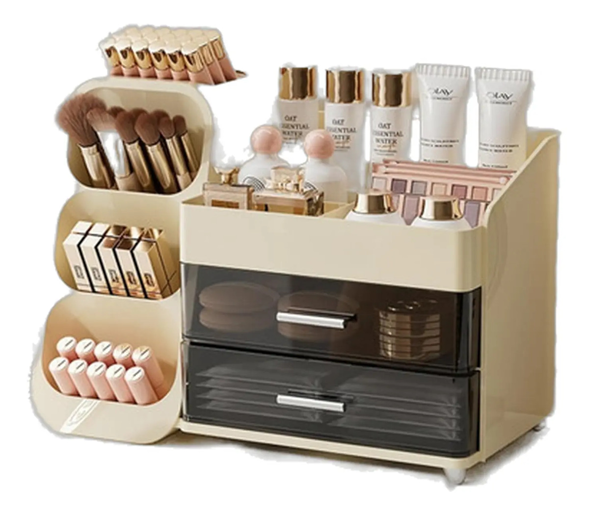 Organizador De Maquillaje Con Cajones Exhibidor De Cosmético