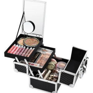 Caja De Maquillaje Portátil Negro