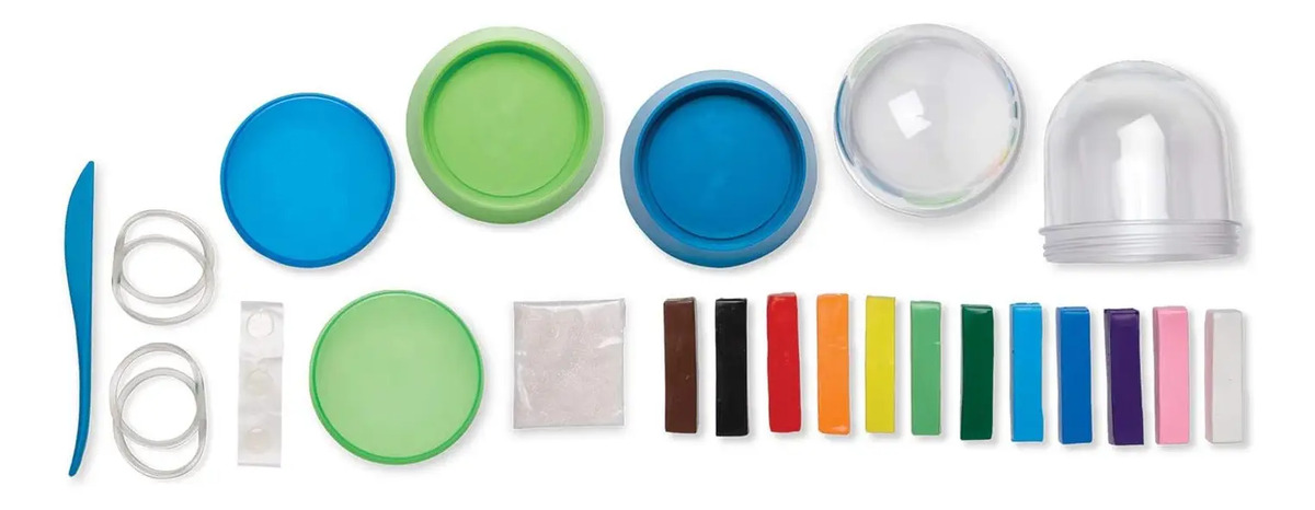 Kit Crea Tu Globo De Nieve Con Purpurina Marca Mindware - Image 3