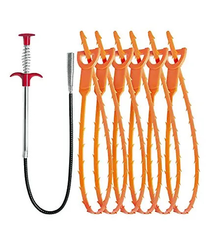 Kit Removedor Obstrucciones Drenaje Limpieza 63,5 Cm