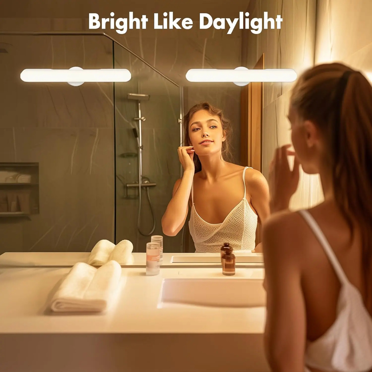 Luces Para Maquillaje Con 3 Temperaturas De Color Ajustable - Image 2