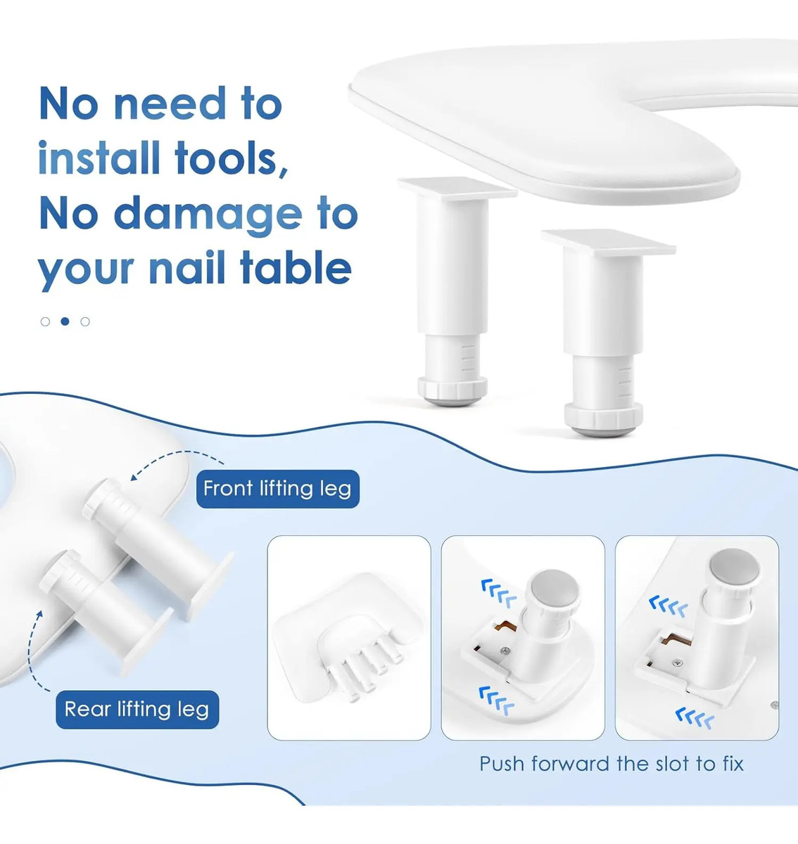 Reposabrazos Para Manicura Ajustable En Forma De U De 30 Cen - Image 4