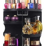 Organizador De Maquillaje, Sanipoe, Giratorio, Negro