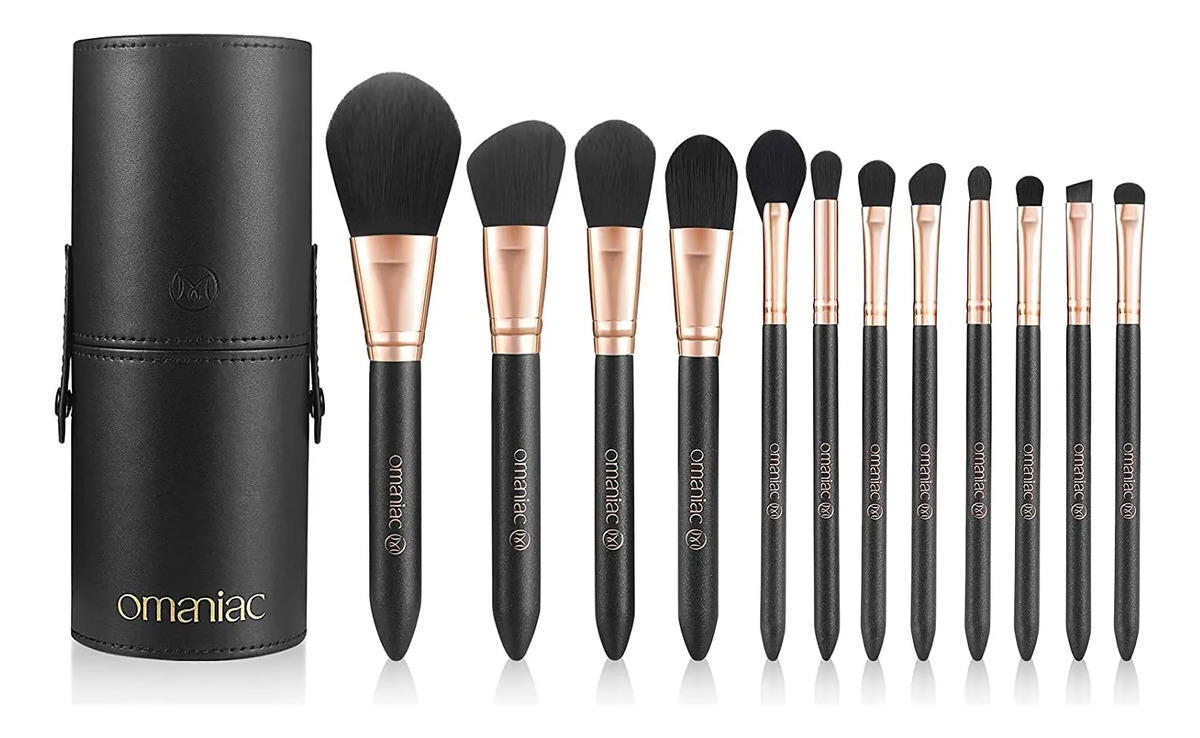 Set De Brochas De Maquillaje Profesional Omaniac Con Mango D - Image 8