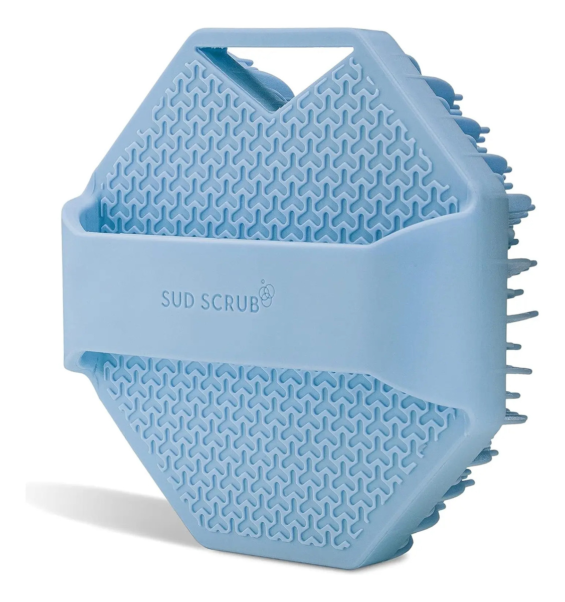Cepillo Antimicrobiano De Silicona Azul Para Piel Sensible - Image 6