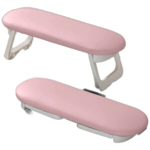 Reposabrazos Plegable De Cuero Pu Para Uñas Con Tabla Suave