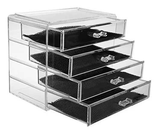 Iswees 4 Organizador De Maquillaje De Nivel, Caja De Almacen - Image 2