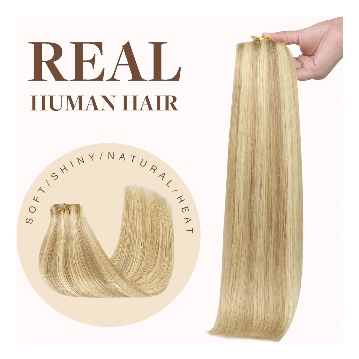 Extensiones De Cabello Humano Rubio - Image 8