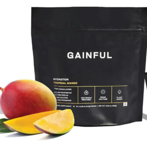Polvo De Hidratación Sin Cafeína Sabor A Mango Con Electroli