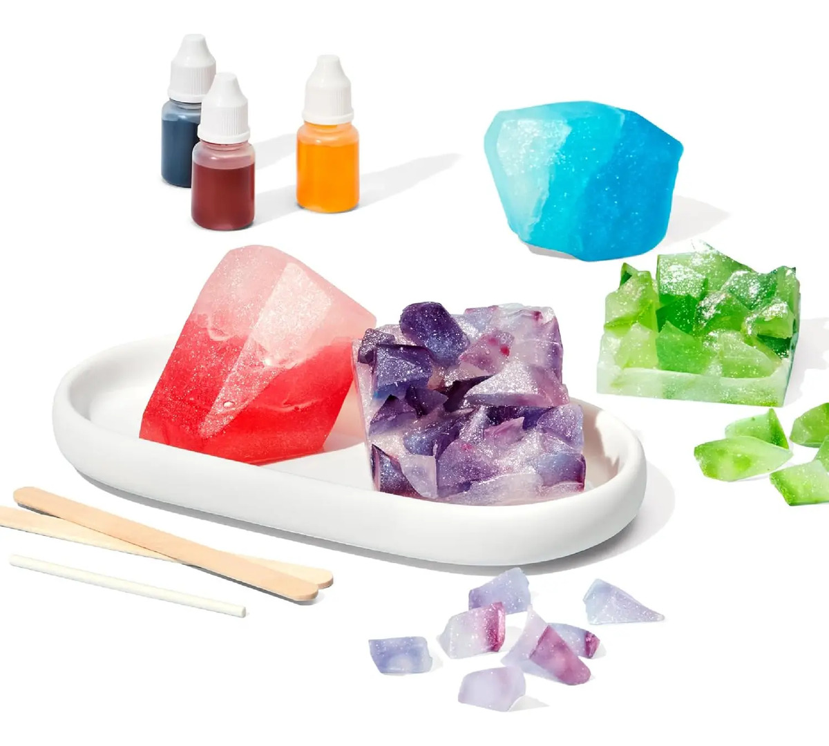 Kit De Creación De Jabón Cristalino Para Niños De 7 Años - Image 4