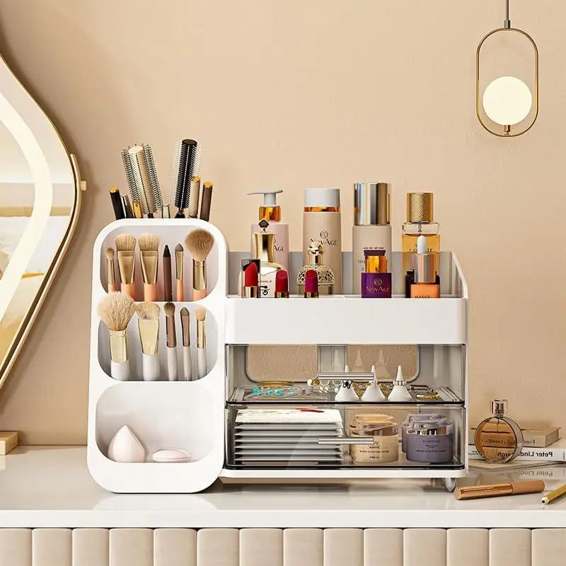 Exhibidor De Cosméticos Para Tus Esenciales De Belleza Blanc - Image 3
