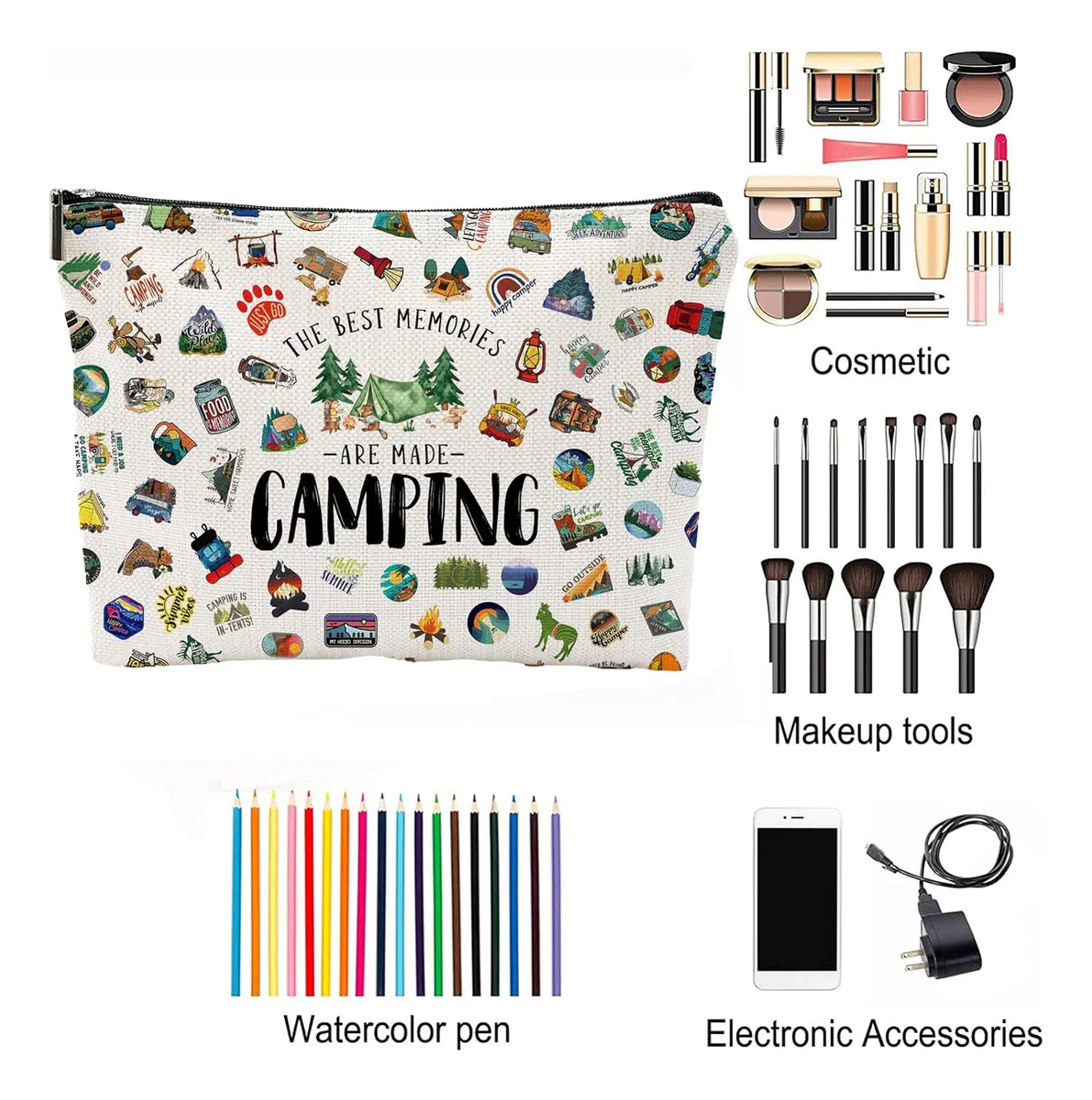 Bolso De Maquillaje Para Campamento, Regalo Para Hermana O A - Image 5