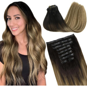 Extensiones De Pelo Humano De 35 Centímetros Para Mujeres