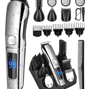 Kit De Afeitado Inalámbrico Impermeable 3 En 1 Para Hombre