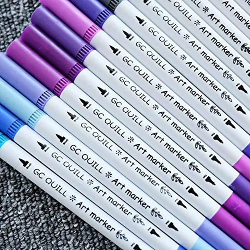 Gc 100 Dual Tip Brush Pen Marker Set Puntas De Cepillo Flexi - Image 6