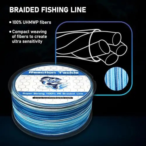 Reaction Tackle Diamond Blue 100lb 1500yd - Image 4