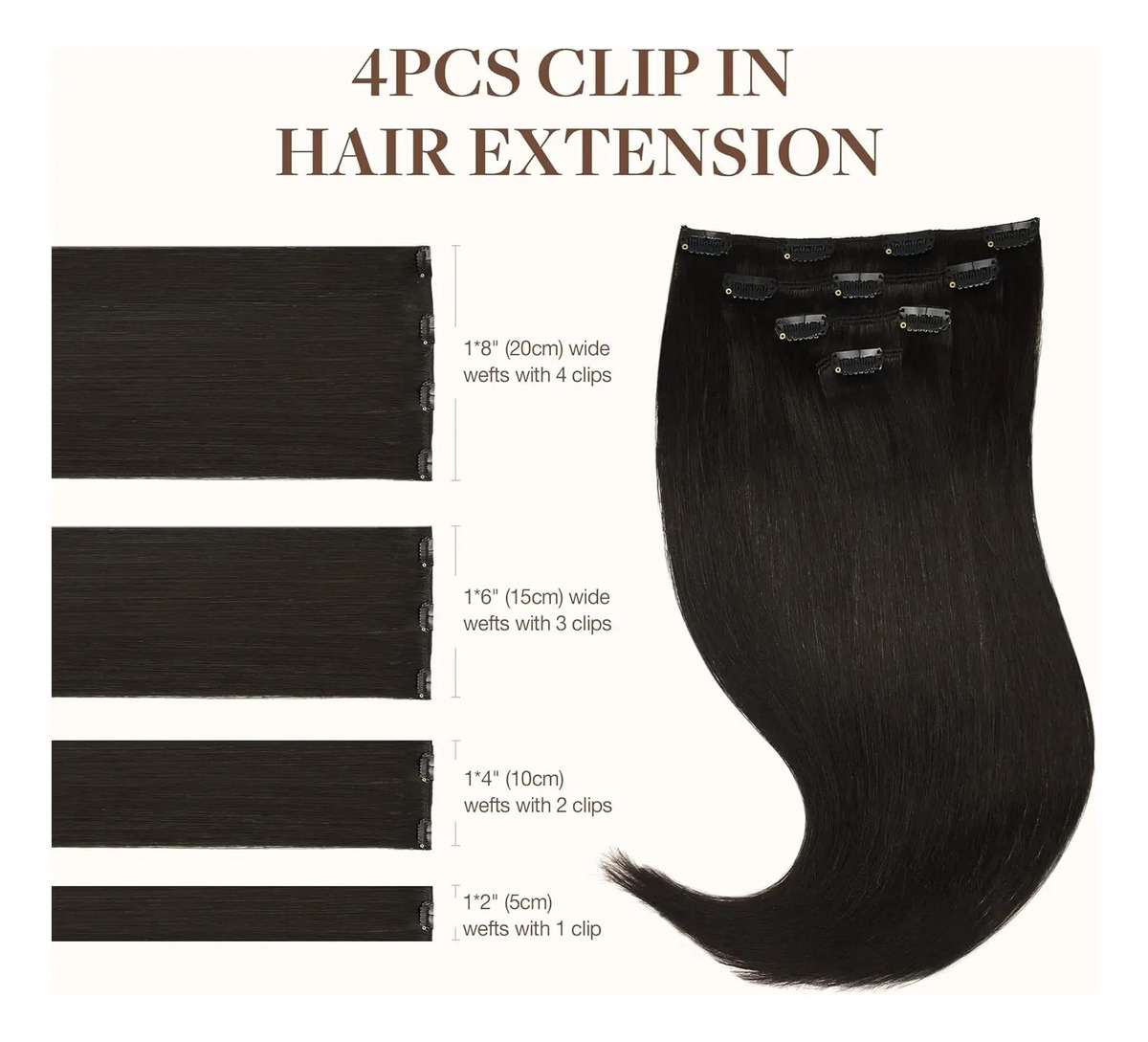 Extensiones Cabello Humano Remi 35 Centímetros - Image 2