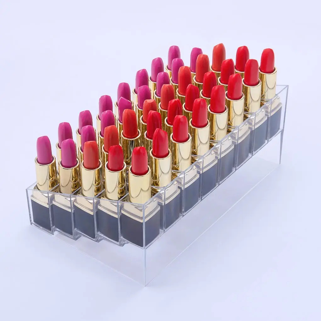 Benbilry Organizador Lápiz Labial 40 Espacios Blanco - Image 3