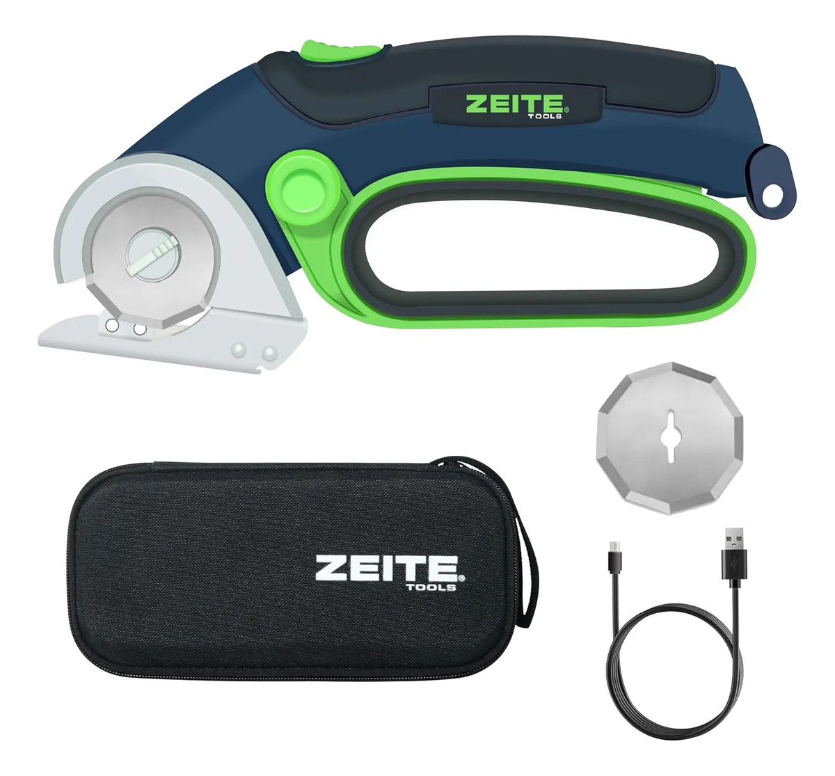 Tijeras Eléctricas Zeite 4v Corte Cartón Con 2 Hojas Incluid