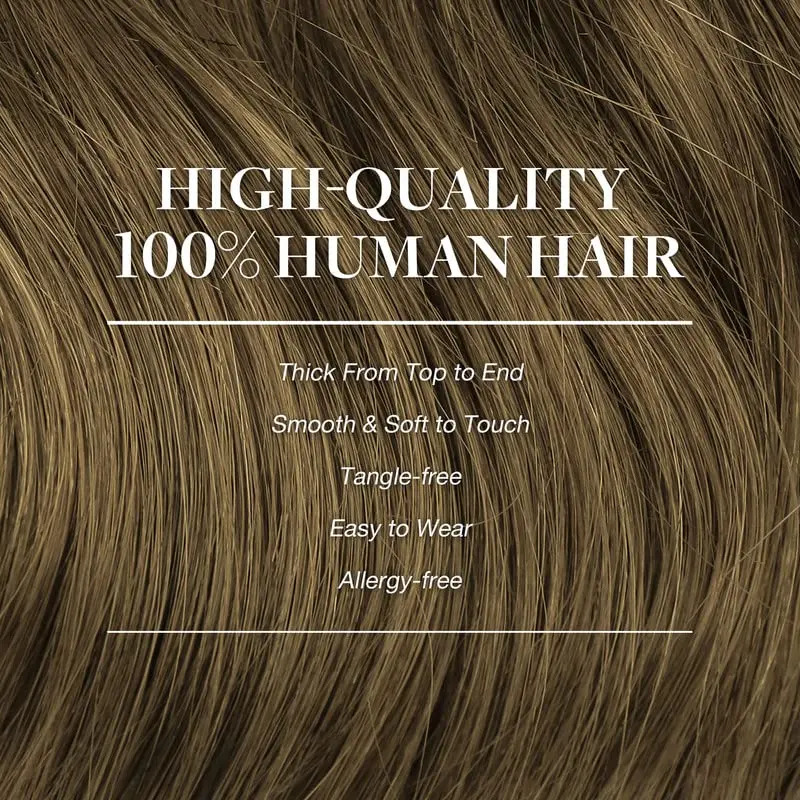 Cabello Humano Remy 51 Cm 150g Color Marron Medio 6b Marrón Medio (6b) - Image 5