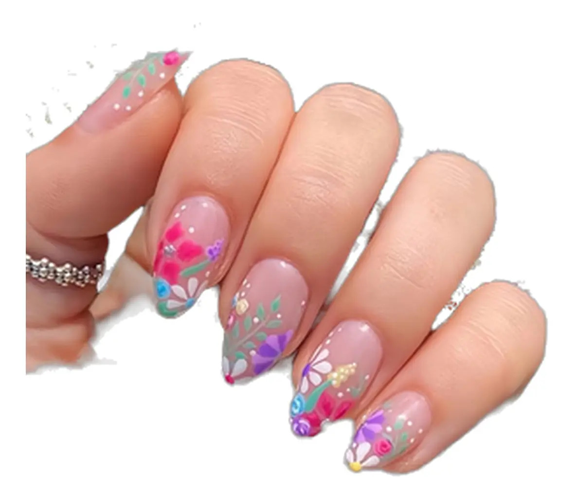 Pegatinas De Flores Para Arte De Uñas, 30 Hojas, Variedad De