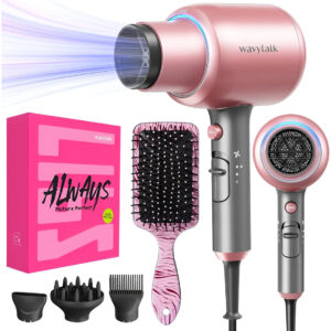 Secador De Pelo Wavytalk Iónico, 1875w, Rosa Dorado.