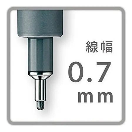 Staedtler Pigment Liner, 0.7mm, Tinta Negra (308-0.7) - Image 3