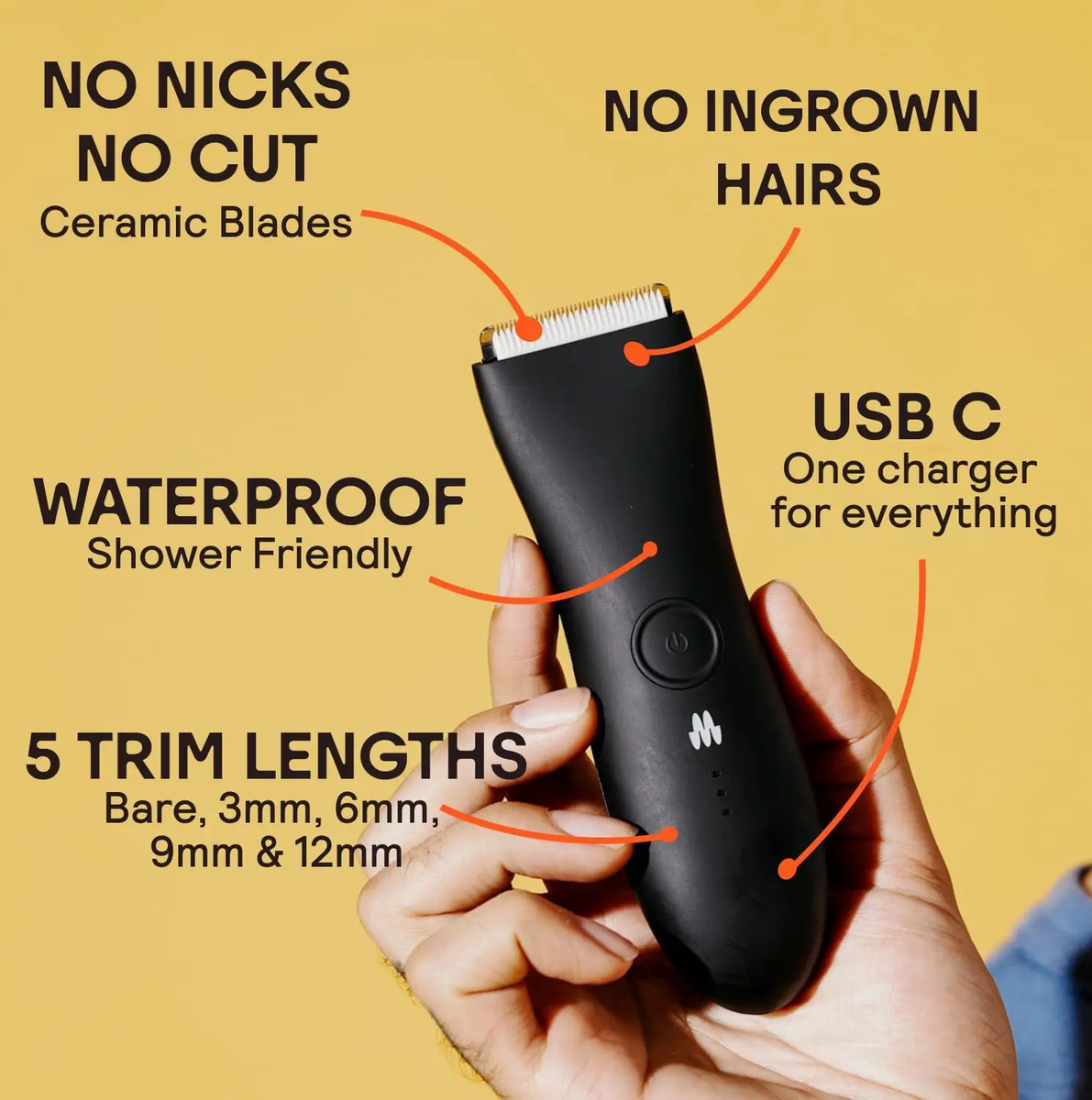 Afeitadora Eléctrica Para Hombre Negro - Image 6