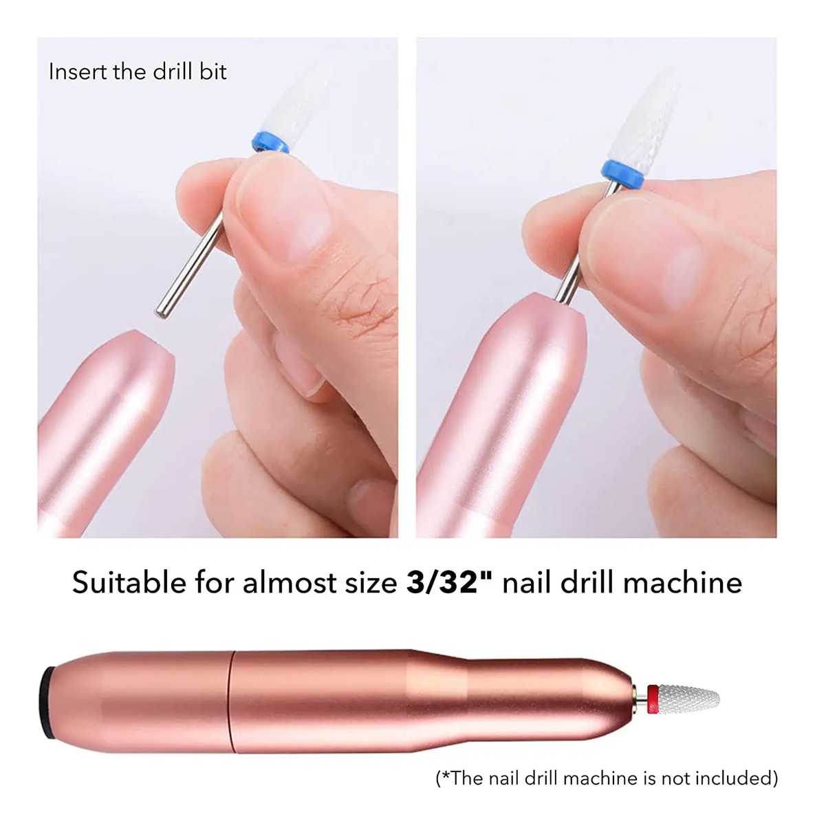 Brocas De Cerámica Para Cortar Uñas De 20 Piezas Diamante Pr - Image 9