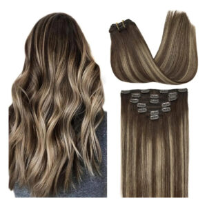 Cabello Humano 45 Cm Marrón Marrón