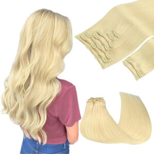 Extensiones Cabello Remy 45cm 150g Rubio Dorado
