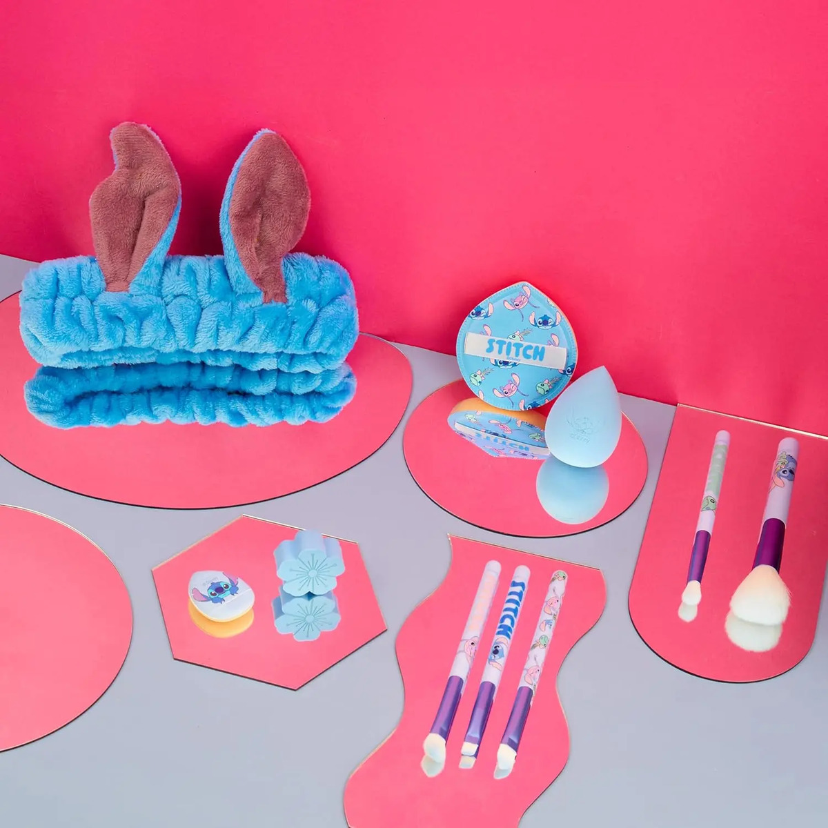 Conjunto De Brochas Y Esponjas De Maquillaje Azul Para Niñas - Image 5