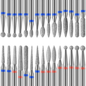 Juego De 30 Brocas De Diamante Para Uñas, 2,4 Cm De Tungsten