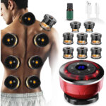 Conjunto De Terapia De Ventosas Eléctricas 4 En 1 Con 8 Vent