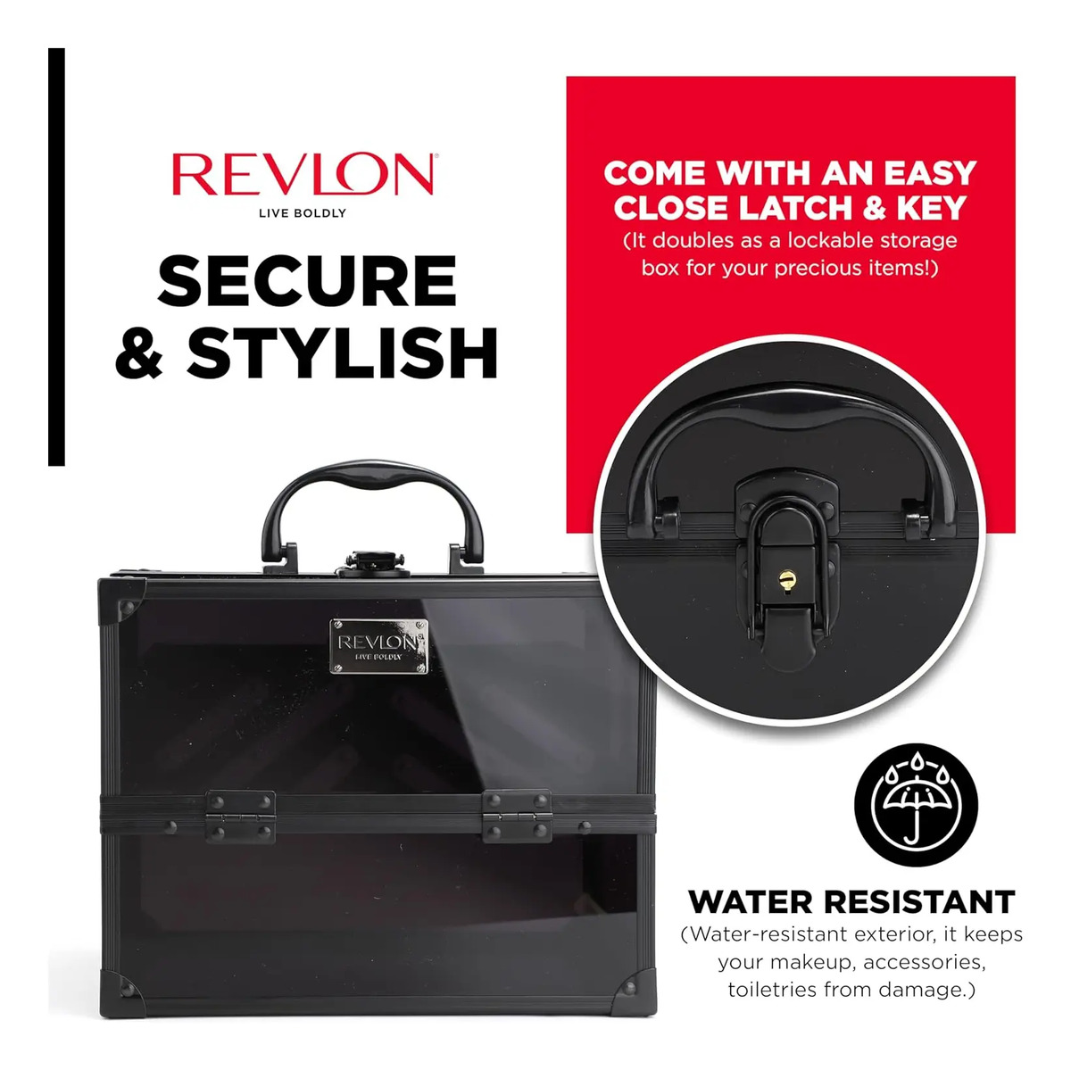 Caja Organizadora De Maquillaje Revlon, 25 Cm, Grande - Image 5
