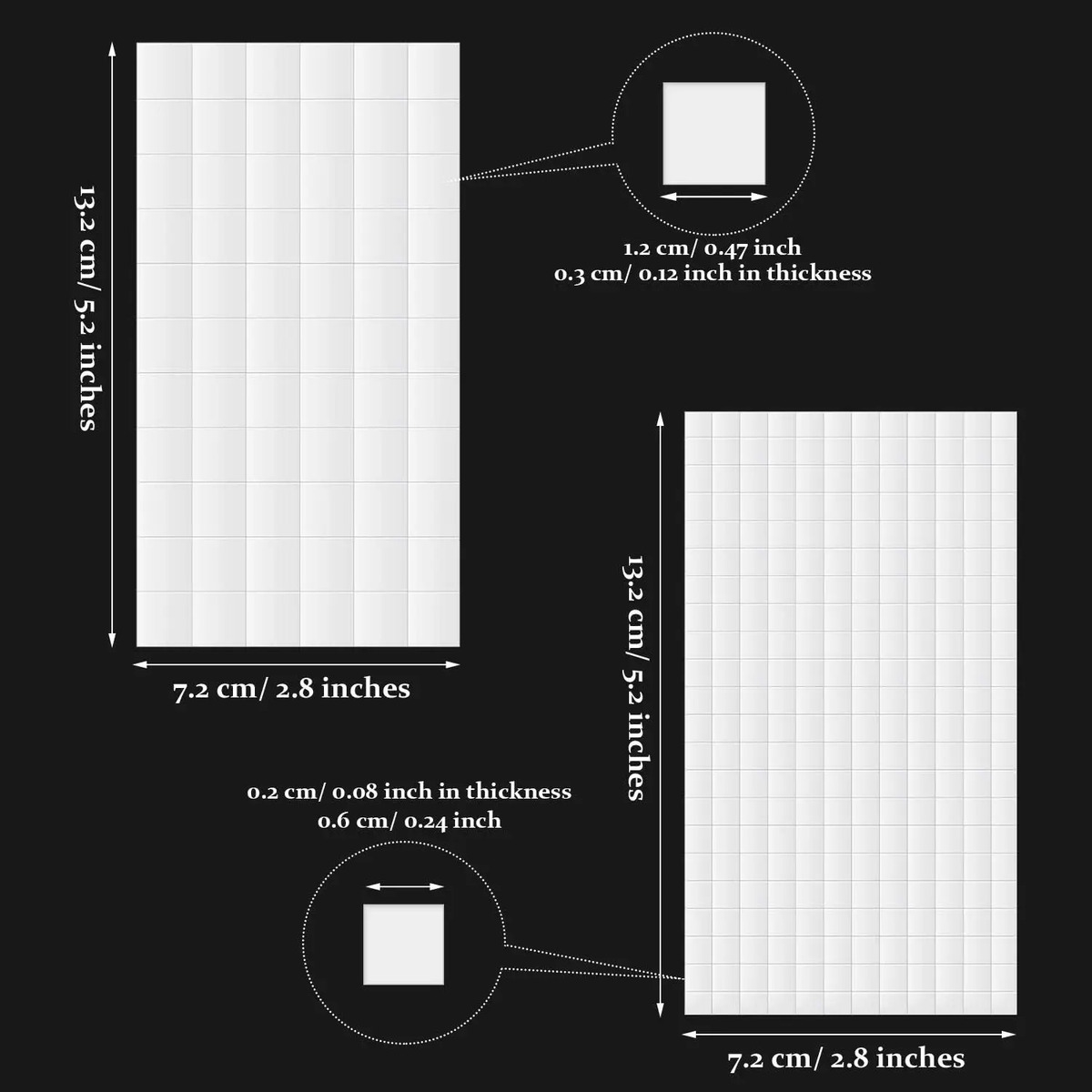 Adhesivos De Espuma 3d Para Scrapbooking, 2 Tamaños - Image 2