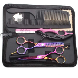 Tijeras De Corte De Cabello De 14 Centímetros Con Afeitadora