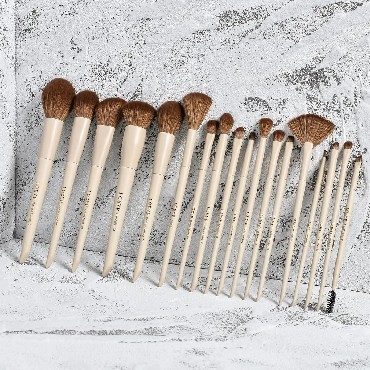 Conjunto De Brochas De Maquillaje De 18 Piezas Con Funda De - Image 6
